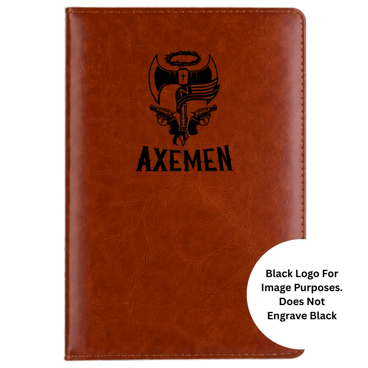 Axemen 5.5x8.3" Hardcover Leather A5 Notebook