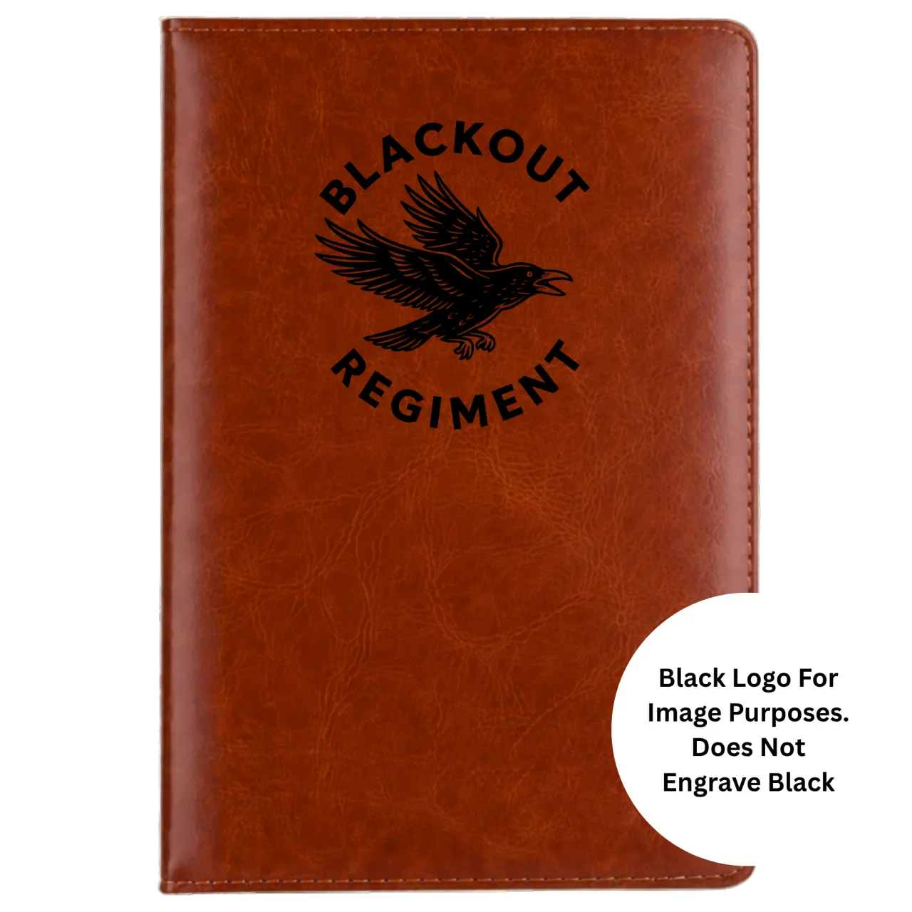 Blackout Regiment 5.5x8.3" Hardcover Leather A5 Notebook
