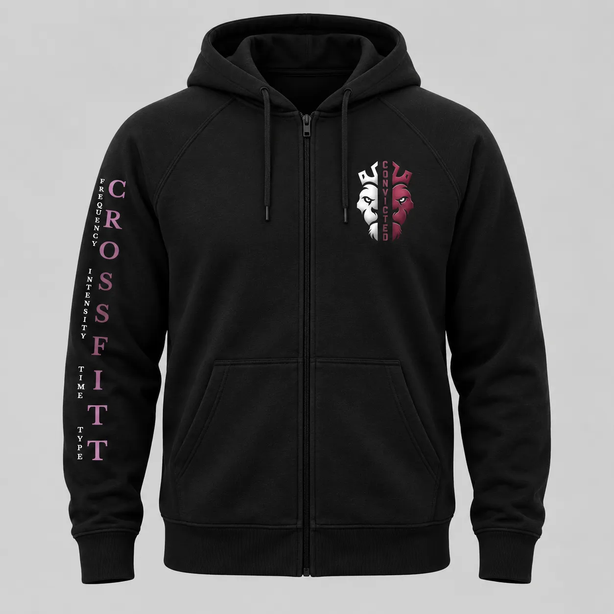 Convicted Raglan Zip Hoodie