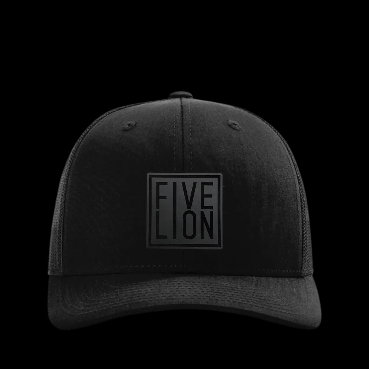 Five Lion Dark Ops Leather Patch Hat