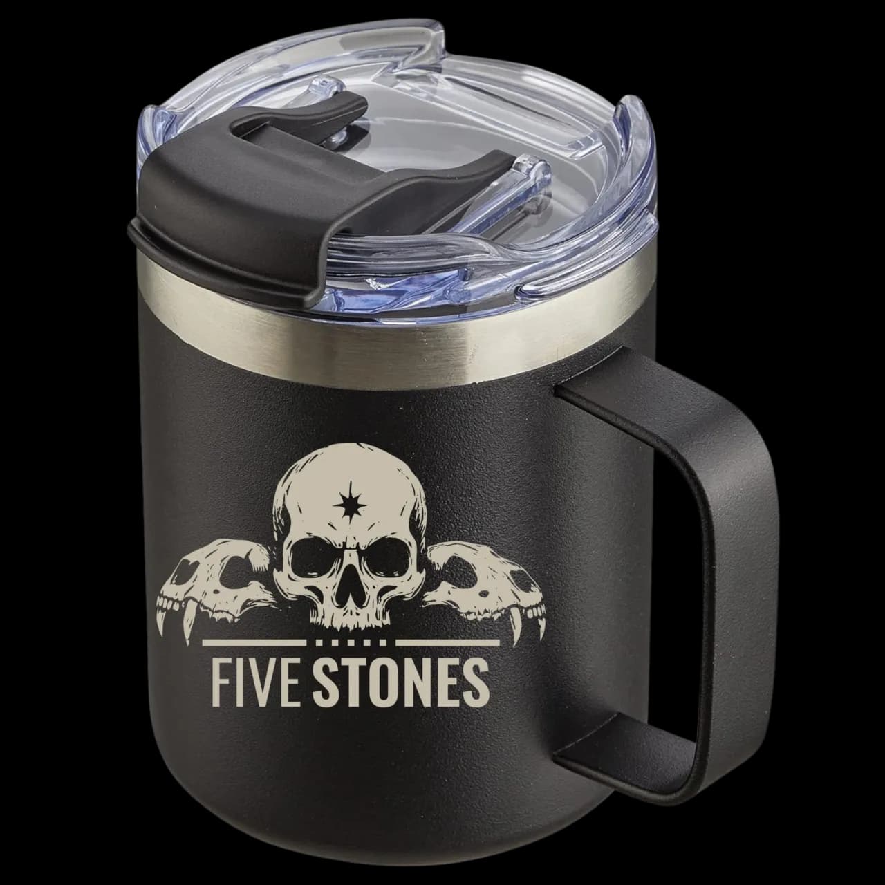 Five Stones Engraved Coffee Tumbler