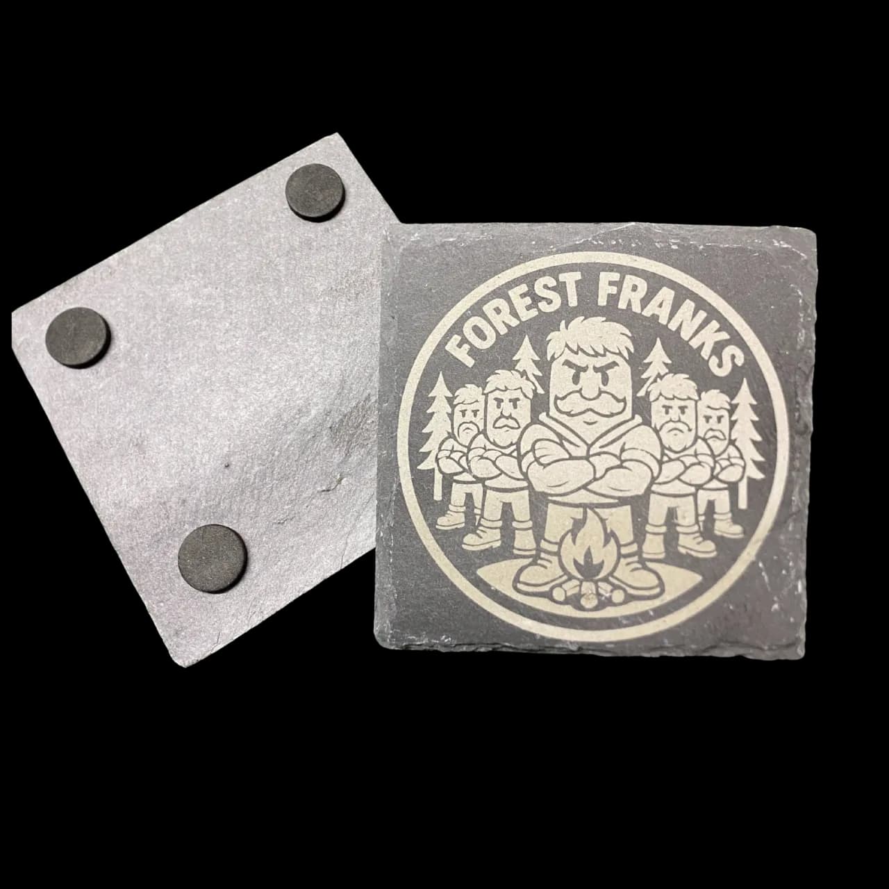 ADDITIONAL Forest Franks Stone Coaster Set of 2