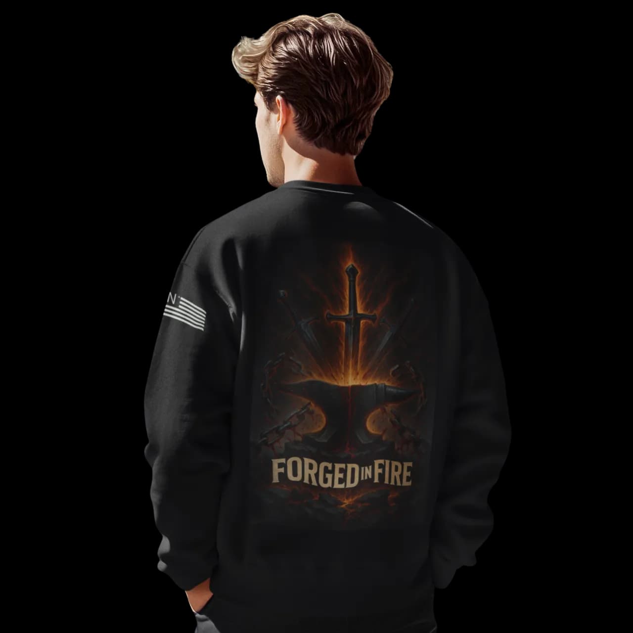Forged In Fire "Anvil" Crewneck Swaetshirt
