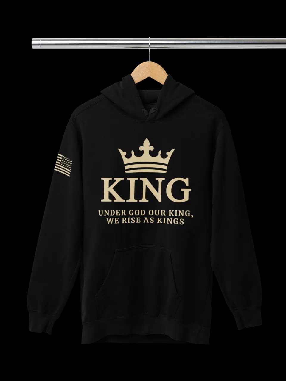 KING Hoodie in Black