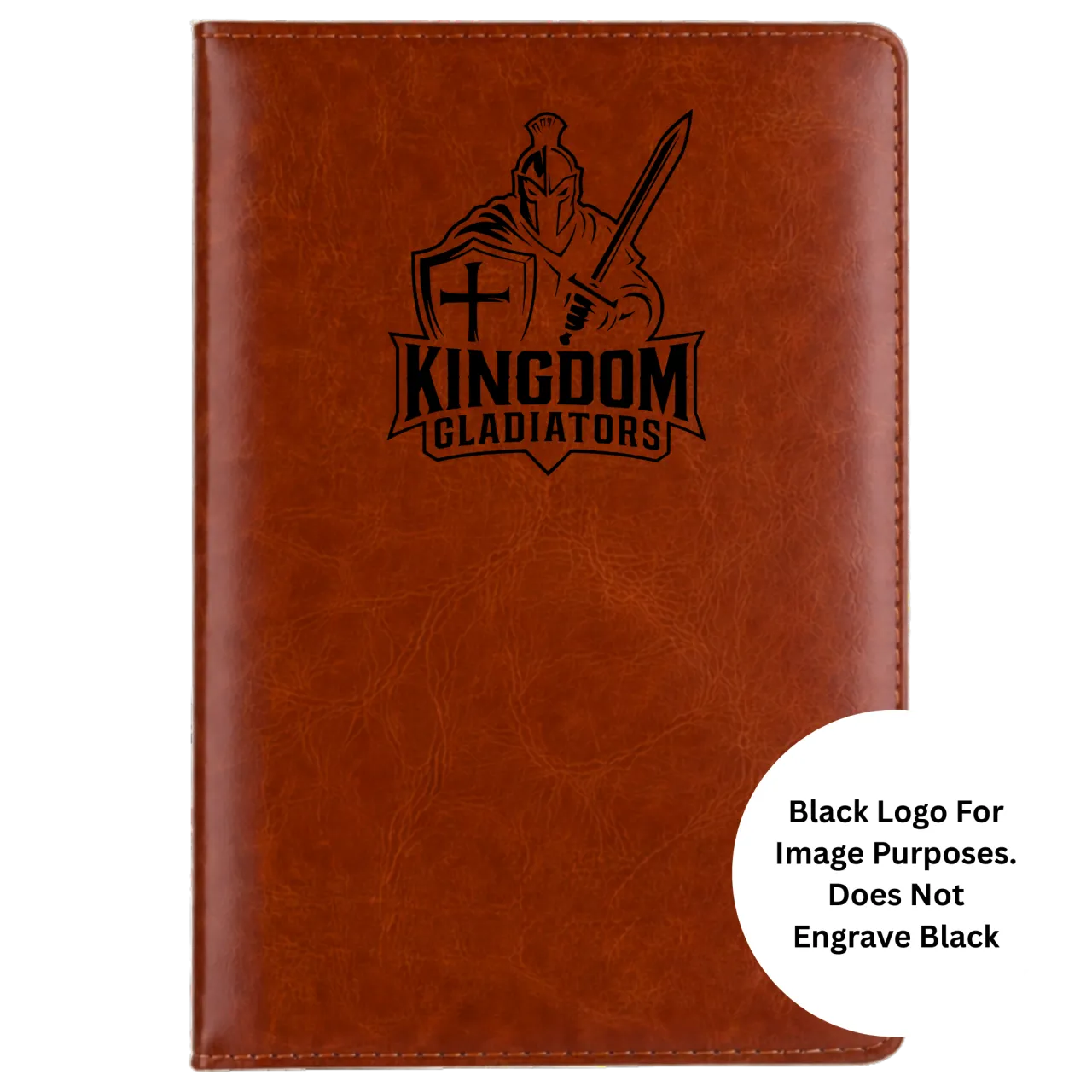 Kingdom Gladiators 5.5x8.3" Hardcover Leather A5 Notebook
