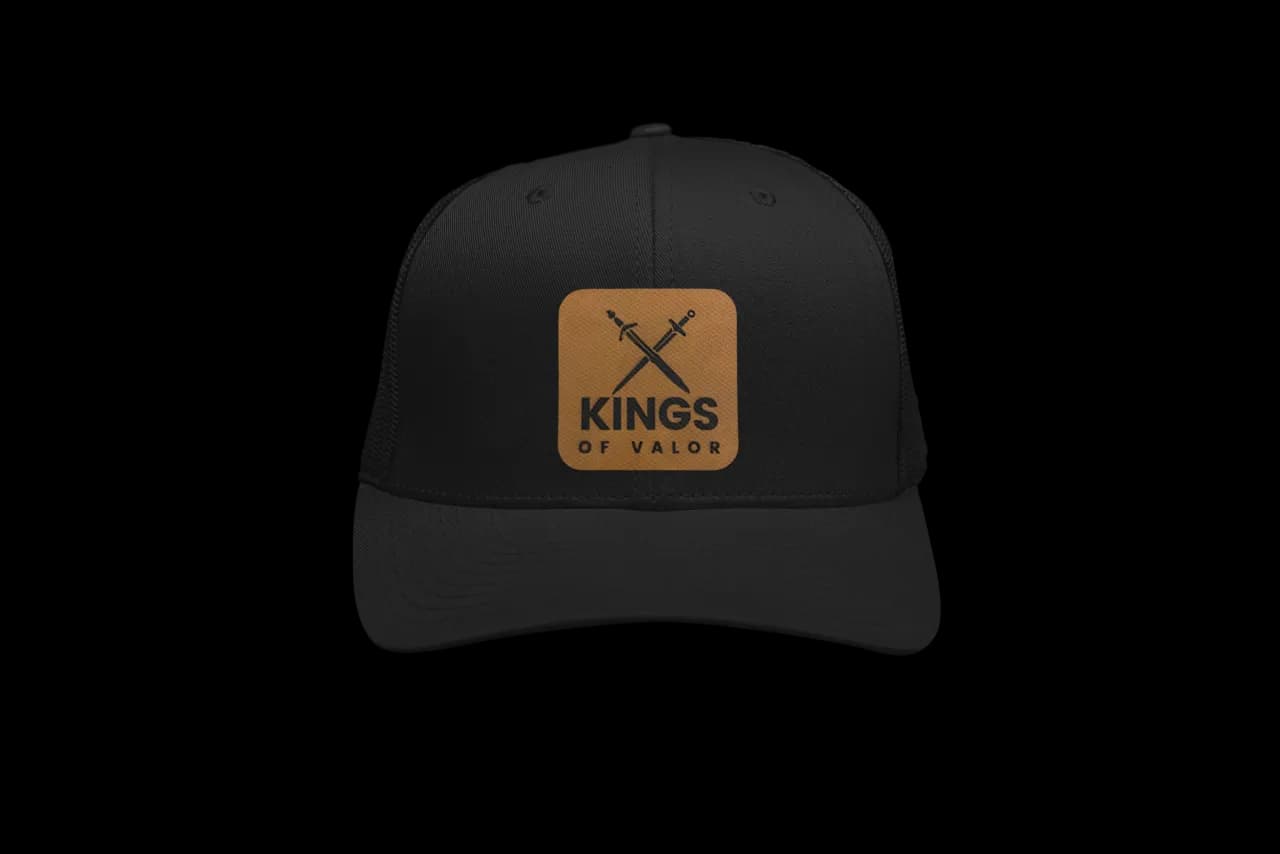 Kings Of Valor Leather Patch Hat