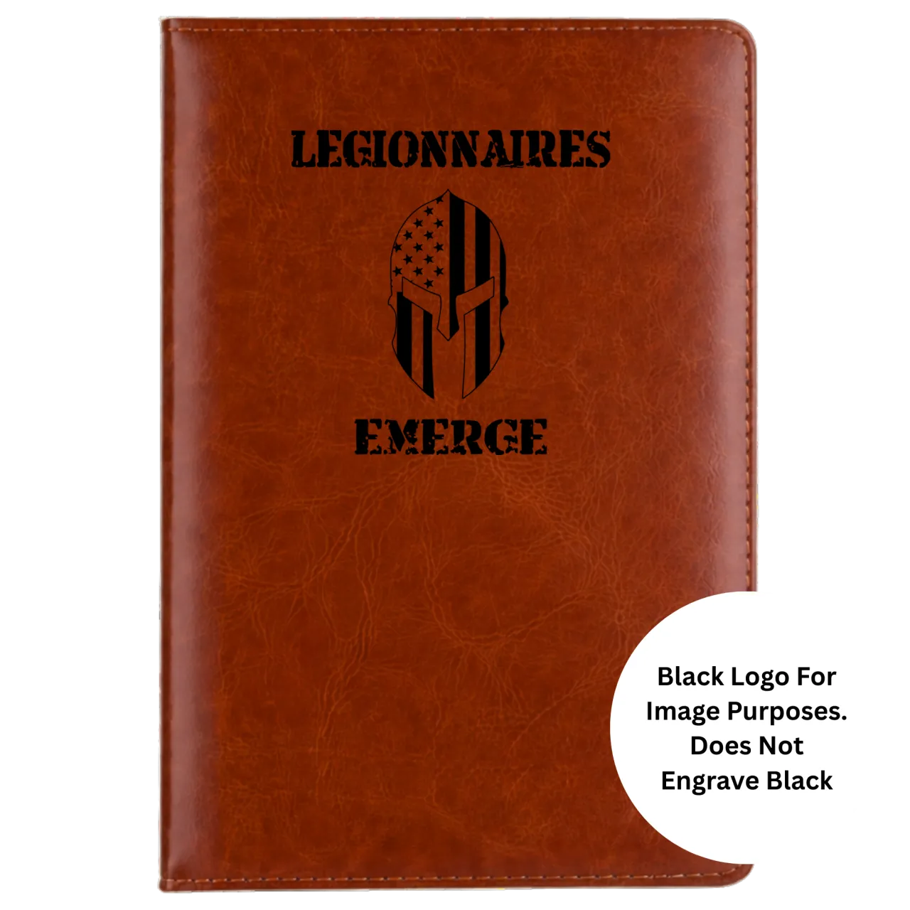Legionnaires 5.5x8.3" Hardcover Leather A5 Notebook