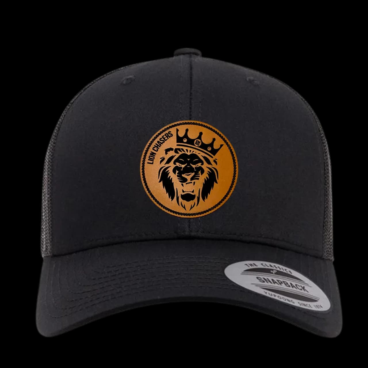 Lion Chasers Leather Patch Hat