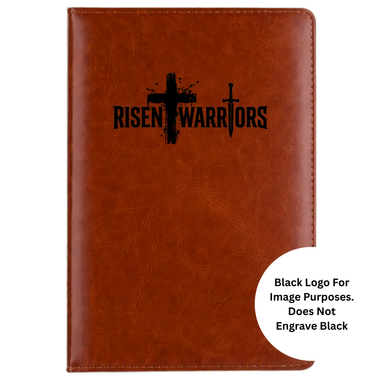 Risen Warriors 5.5x8.3" Hardcover Leather A5 Notebook