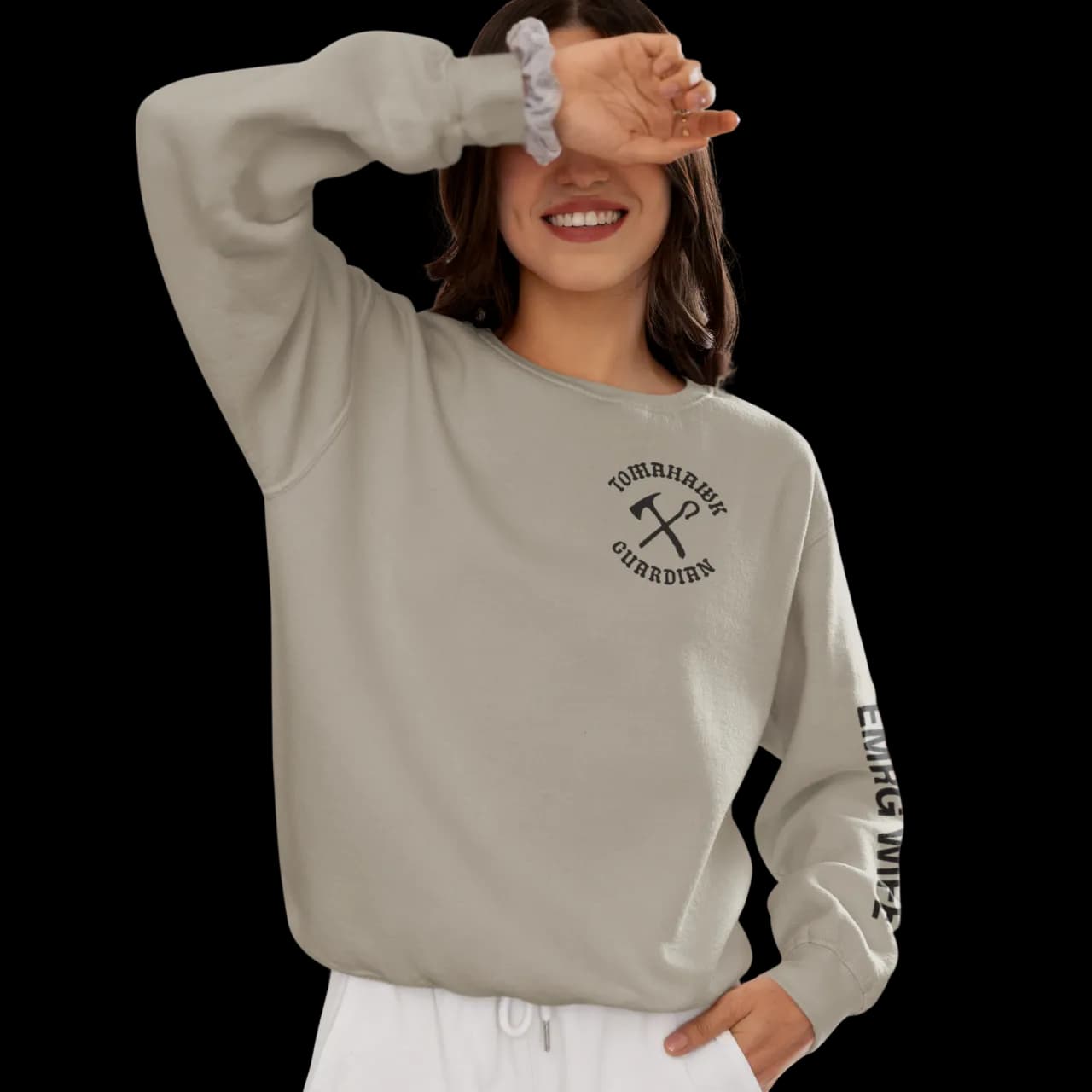 Team Tomahawk EMRG Wife Crewneck Sweatshirt