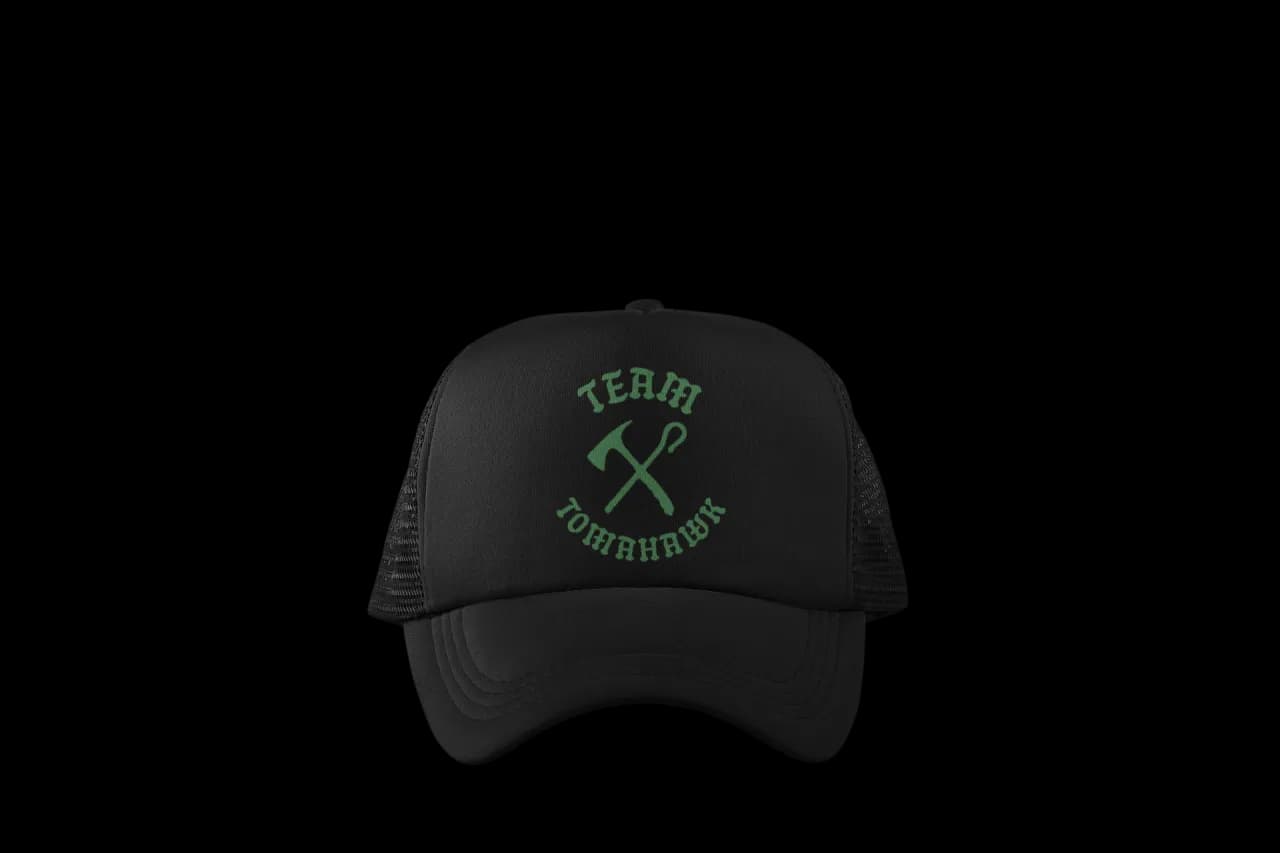 Team Tomahawk Kelly Green Graphic Hat